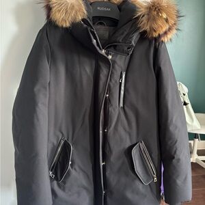 Rudsak Black Woman's with Fur Trim